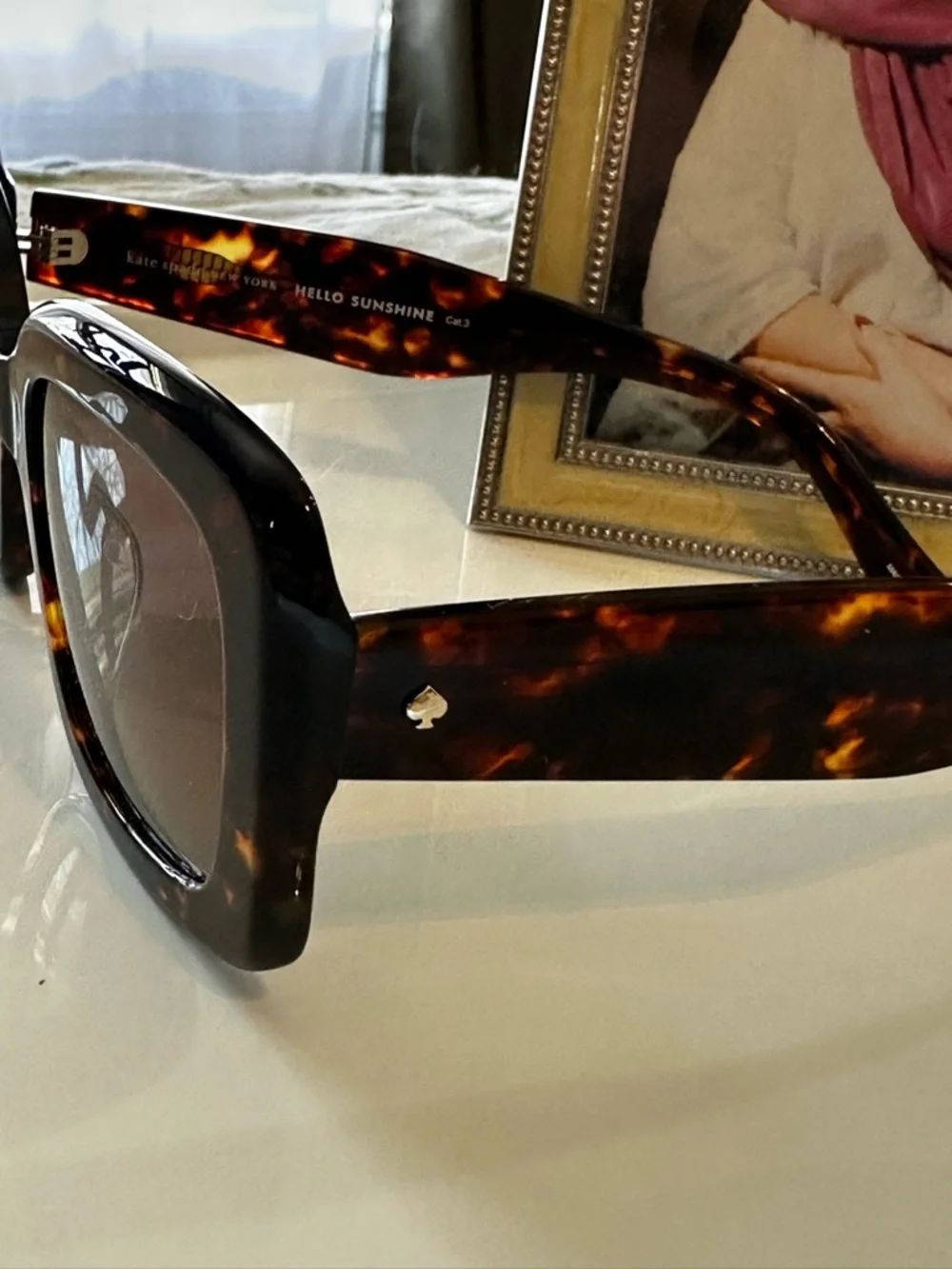 Kate Spade Bellamy Tortoiseshell Sunglasses Hello Sunshine